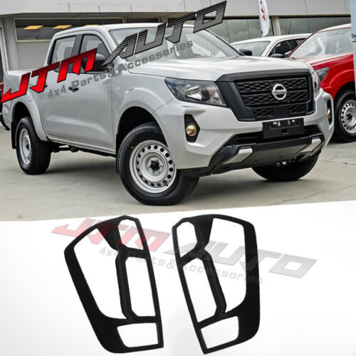 MATT Black Tail Light Cover Trim to suit Nissan Navara NP300 D23 SL 2021+