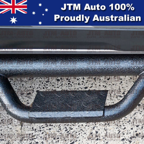 Heavy Duty 3" Black Steel Side Step Running Board to suit Toyota Hilux 2015-2024