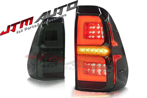 Smoked Full Sequential Led Tail Lights to suit Toyota Hilux N80 2015-2024