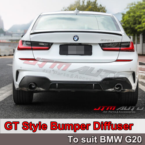 GT Performance M Sport Style Rear bumper bar diffuser for BMW 3 Series G20