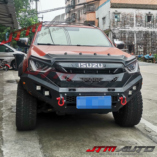 H-TeK Matt Black New Revolution Bull Bar to suit Isuzu D-max Dmax 2020+