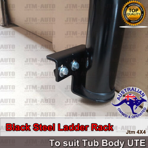 Universal Black Steel Ladder Rack Roll Bar for Ute Tub Hilux Amarok Ranger D-max