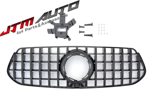 Gloss Black AMG GT Style Bumper Grille Grill to Suit Mercedes-Benz GLE V167 C167