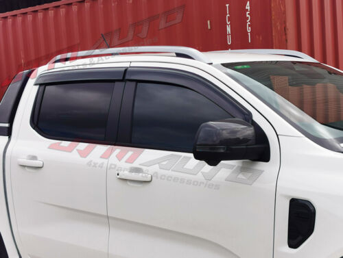 Weathershields Window Visors Weather Shields to suit Ford Ranger Dual Cab 2022+