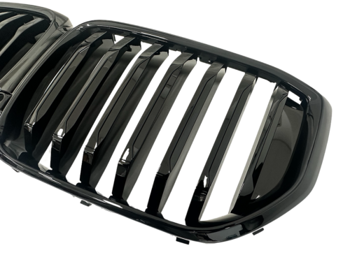 Gloss Black M Style Front Bumper Kidney Grill Grille for BMW X5 G05 LCI 2023+