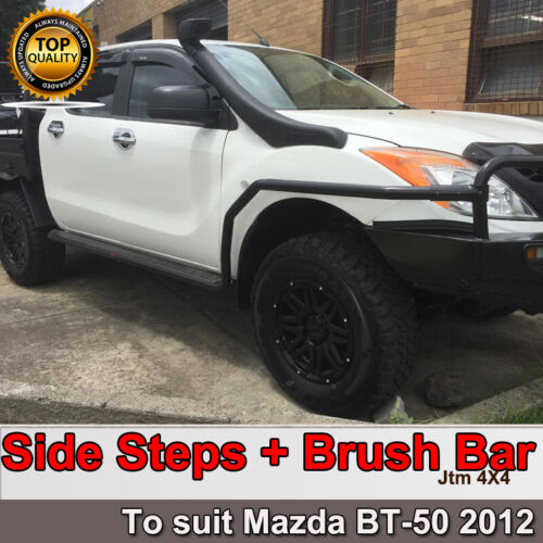 Heavy Duty Side Steps & Brush Bars to suit Mazda BT-50 BT50 2012-2020