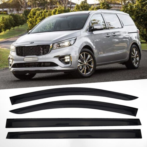 Luxury Weathershields Weather Shields Door Visor to suit KIA Carnival 2014-2020