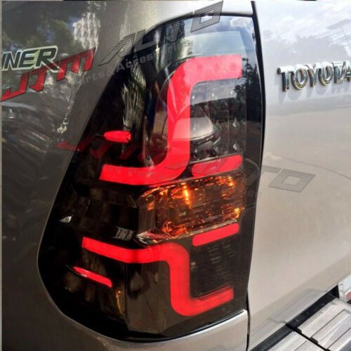 Smoked Full Sequential Led Tail Lights to suit Toyota Hilux N70 2005-2014