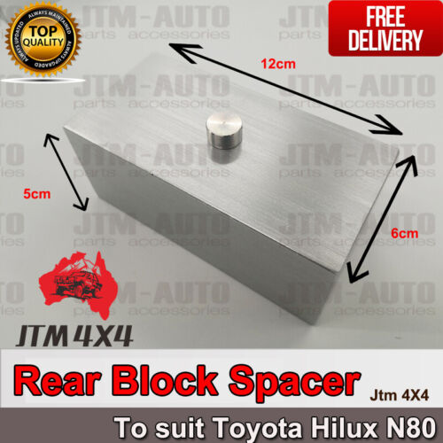 Lift Up 2" Rear Suspension Block Spacer Lift Kit to suit Toyota Hilux N70 05-14