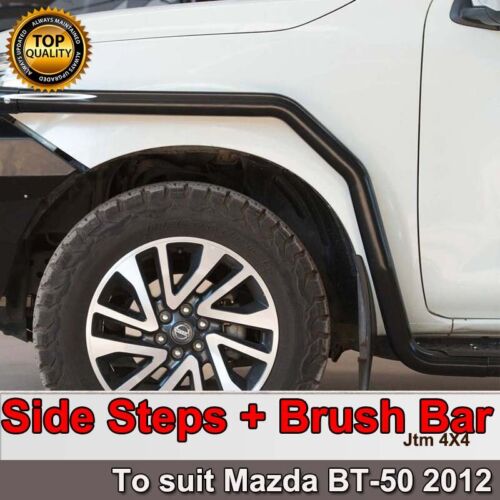 Heavy Duty Side Steps & Brush Bars to suit Mazda BT-50 BT50 2012-2020