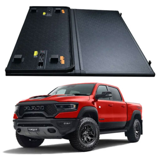 Aluminium Tri-Fold Folding Hard Tonneau Cover suits Ram 1500 DT 5'7 Crew Cab 20+