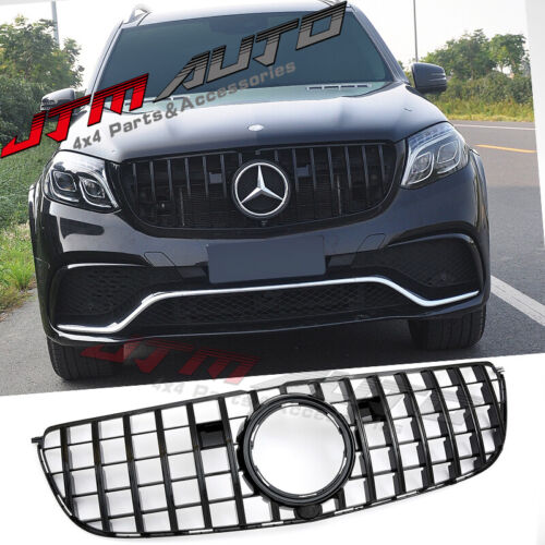 Gloss Black GT Bumper Grille Grill to suit Mercedes-Benz GLS Class X166