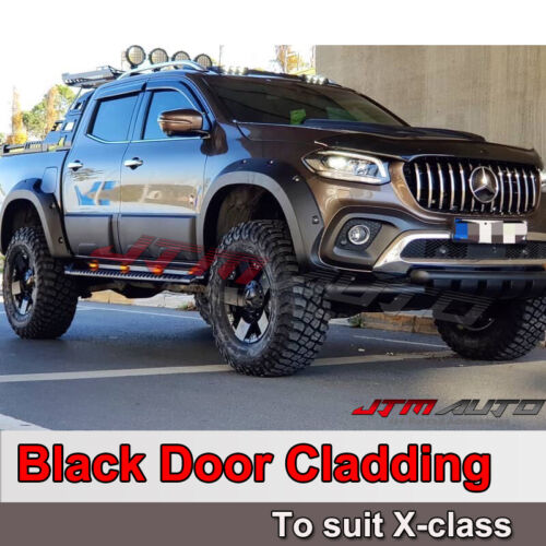 4pcs Side Door Body Molding Cladding Trim to suit Mercedes X-Class X Class