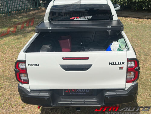 Aluminium Tri-Fold Folding Hard Tonneau Cover Suits Toyota Hilux GR Sport 2023+