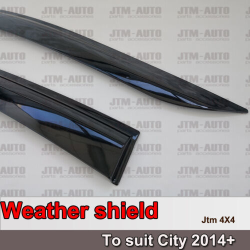 Quality Slim Weather Shield Weathershield Window Visor for Honda City 2014-2019