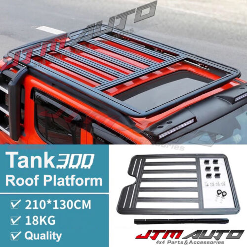 Aluminium Roof Rack Platform Carrier to suit GWM Tank 300 Tank300 2100 x 1300