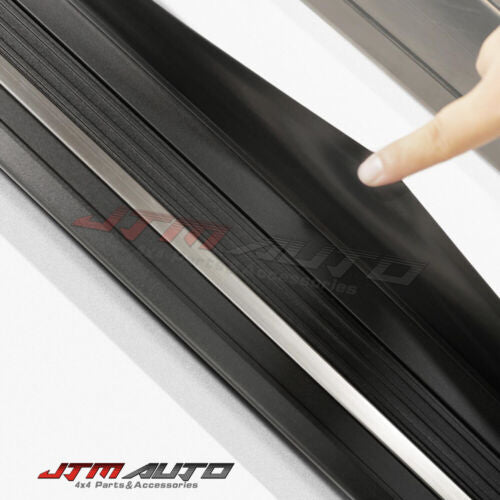 Black Aluminium Running Board Side Steps to suit KIA Sportage 2016-2021