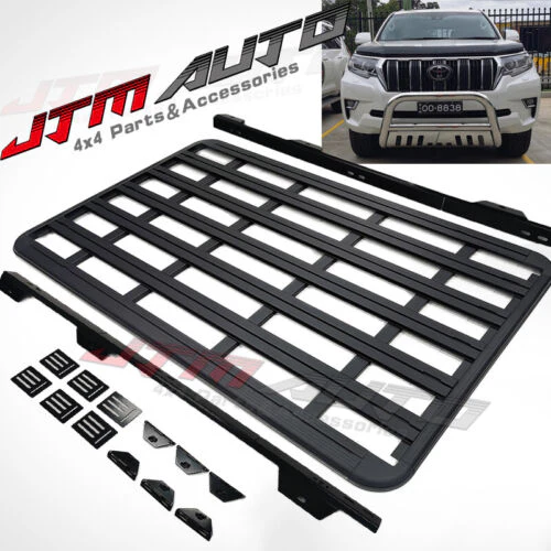 Alloy Flat Platform Roof Rack Basket Carrier to suit Toyota Prado 150 2009-2023