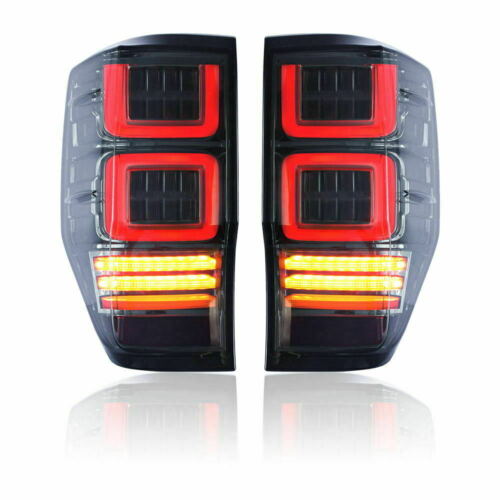 Smoked Full Sequential Led Tail Lights to suit Ford Ranger PX PX2 PX3 2012-2022