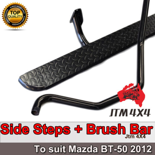 Heavy Duty Side Steps & Brush Bars to suit Mazda BT-50 BT50 2012-2020