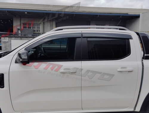 Weathershields Window Visors Weather Shields to suit Ford Ranger Dual Cab 2022+