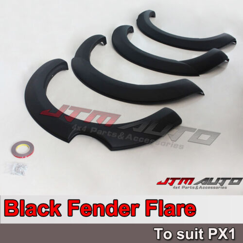 Matt Black OEM Fender Flares Black Guard Trim Fits To Ford Ranger PX1 2012-2015