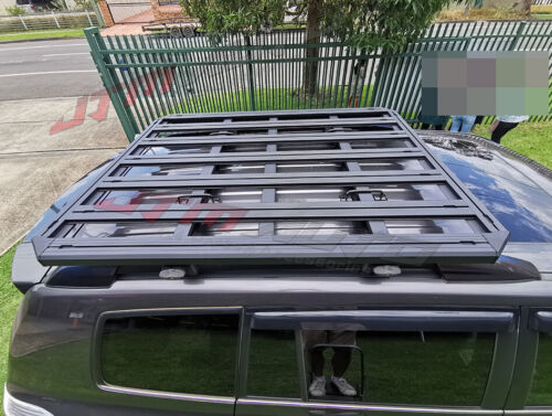 Aluminium Alloy Heavy Duty Roof Rack Flat Platform Carrier Basket with Clamps