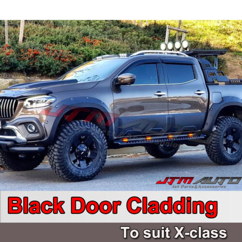 4pcs Side Door Body Molding Cladding Trim to suit Mercedes X-Class X Class