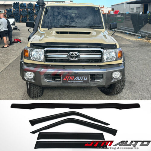 Bonnet Protector Weather Shield to suit Toyota Landcruiser 70 76 78 79 GXL 2017-2024