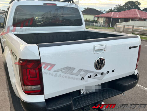 Tailgate Cap Protection Cover Trim Black to suit VW Volkswagen Amarok 2010-2022