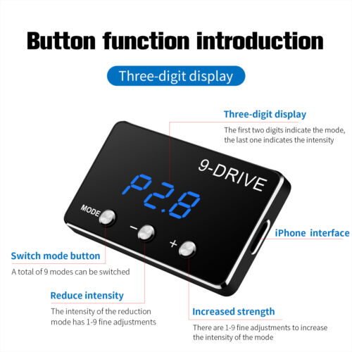 Electronic Throttle Controller 9-Drive to suit Mazda BT50 BT-50 2012-2020