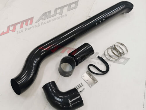 Black Powder Coated Stainless Steel Snorkel Kit to suit Toyota Hilux N70 2005-15