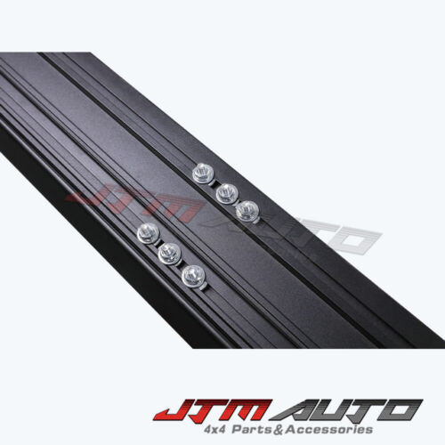 Black Aluminium Running Board Side Steps to suit Toyota Kluger XU50 2014-2020