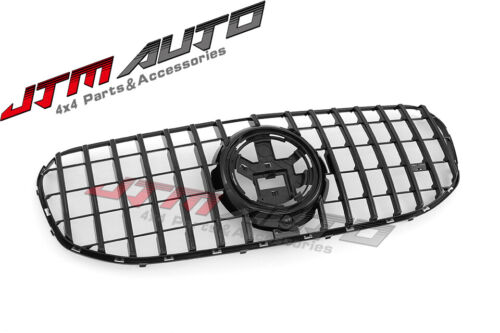 Gloss Black GT Bumper Grille Grill to suit Mercedes-Benz GLS X167 GLS450 GLS450D