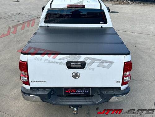 Aluminum Tri-Fold Folding Hard Tonneau Cover to suit Holden Colorado 2012-2020