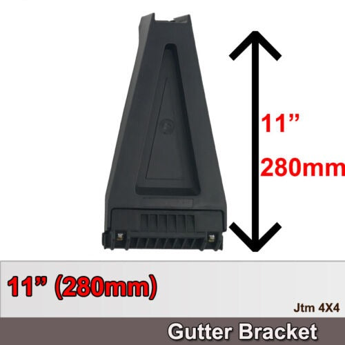 2 x 11 Inch 28CM Roof Rack Rail Bracket for Rain Gutter Mount Vehicles