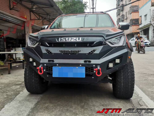 H-TeK Matt Black New Revolution Bull Bar to suit Isuzu D-max Dmax 2020+