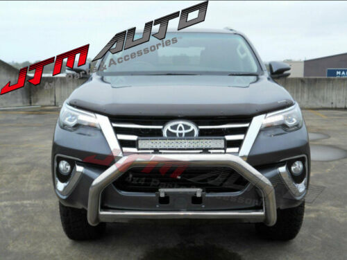 Bonnet Protector + Window Visor Weather Shield to suit Toyota Fortuner 2015-2024