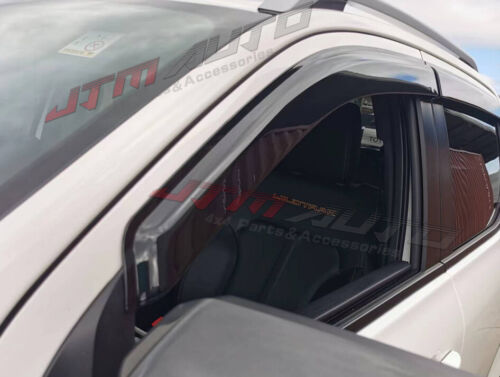 Weathershields Window Visors Weather Shields to suit Ford Ranger Dual Cab 2022+