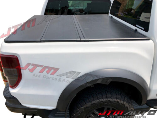 Aluminium Tri-Fold Folding Hard Tonneau Cover to suit Ford Ranger PX 2012-2021