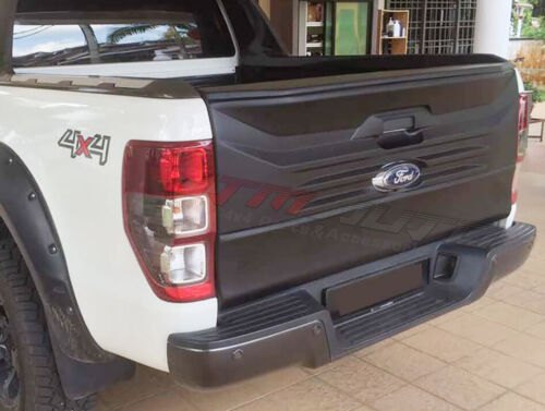 Rear Tail Back Gate Cladding Trim Black Cover to suit Ford Ranger PX 2012-2022