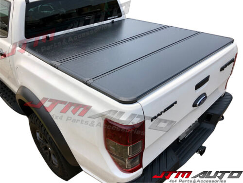 Aluminium Tri-Fold Folding Hard Tonneau Cover to suit Ford Ranger PX 2012-2021