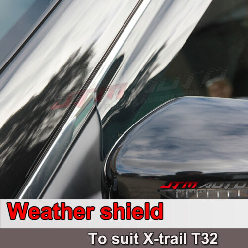 To suit Nissan Xtrail X-trail T32 weather shield Window Visors 2014-2022