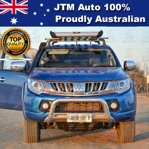 Nudge Bar Stainless Steel Grille Guard For Mitsubishi Triton MQ OEM 2015-2018