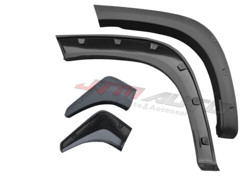 Smooth Matt Black Fender Flares Wheel Arch to suit Mitsubishi Triton MR 2018+