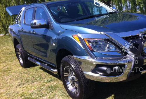 Running Boards Side Steps 3" Stainless Steel to suit Mazda BT50 BT-50 2012-2020