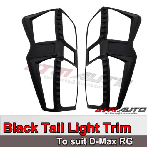 MATT Black Tail Light Cover Trim to suit Isuzu D-max Dmax 2020+