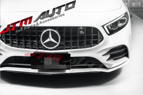 Gloss Black GT Bumper Grille Grill to suit Mercedes-Benz A-Class W177 V177