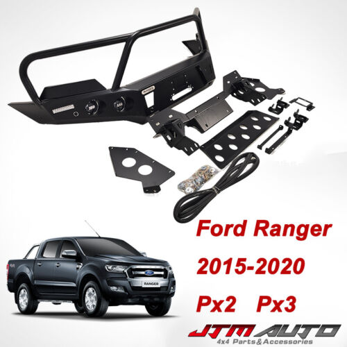 Rugged Bull Bar Bumper Replacement to suit Ford Ranger PX2 PX3 2016-2022