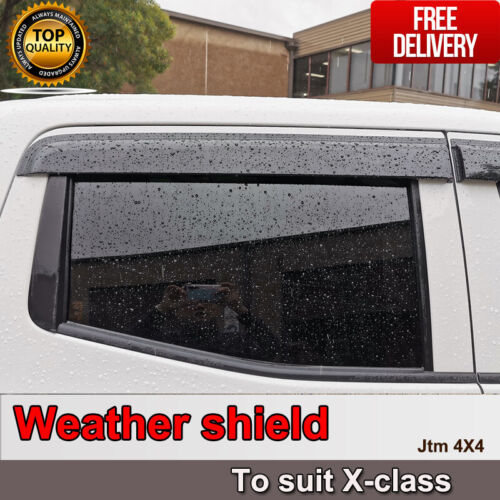 Weather Shield Window Visors weathershield for Mercedes-Benz X-class 2018+